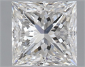 Natural Diamond 1.00 Carats, Princess with  Cut, F Color, VS1 Clarity and Certified by GIA