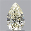 Diamante Natural 0.81 quilates, De pera , Color M, claridad VVS2 y certificado GIA