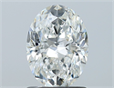 Diamante Natural 1.21 quilates, Ovalado , Color F, claridad SI1 y certificado GIA