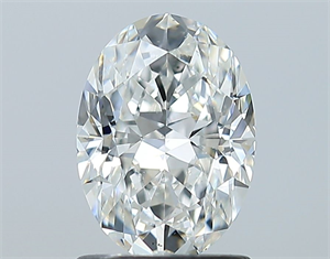 Foto Diamante Natural 1.21 quilates, Ovalado , Color F, claridad SI1 y certificado GIA de
