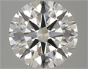 Lab Grown Diamond 3.60 Carats, Round with Ideal Cut, H Color, VS2 Clarity and Certified by IGI