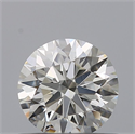 Diamante Natural 0.61 quilates, Redondo , Color H, claridad IF y certificado GIA