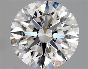 Picture of Natural Diamond 2.86 Carats, Round with Excellent Cut, D Color, FL Clarity and Certified by GIA
