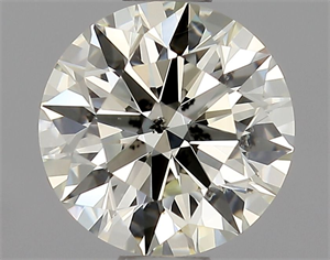 Picture of Natural Diamond 0.73 Carats, Round with Excellent Cut, L Color, SI2 Clarity and Certified by GIA