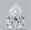 Natural Diamond 0.50 Carats, Pear with  Cut, D Color, VS1 Clarity and Certified by GIA