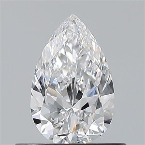 Picture of Natural Diamond 0.50 Carats, Pear with  Cut, D Color, VS1 Clarity and Certified by GIA