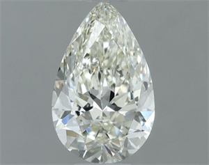 Picture of Natural Diamond 0.55 Carats, Pear with  Cut, J Color, VVS2 Clarity and Certified by IGI