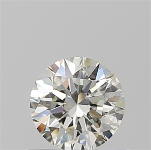 Picture of Natural Diamond 0.60 Carats, Round with Excellent Cut, L Color, VVS1 Clarity and Certified by GIA