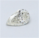 Diamante Natural 0.50 quilates, De pera , Color J, claridad I1 y certificado GIA