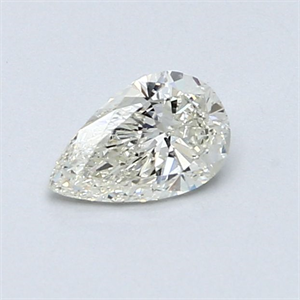 Foto Diamante Natural 0.50 quilates, De pera , Color J, claridad I1 y certificado GIA de