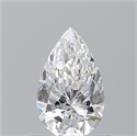 Natural Diamond 0.70 Carats, Pear with  Cut, E Color, VS1 Clarity and Certified by GIA