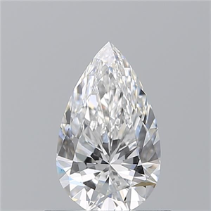 Picture of Natural Diamond 0.70 Carats, Pear with  Cut, E Color, VS1 Clarity and Certified by GIA