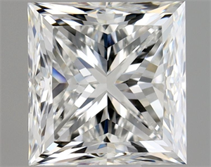 Picture of Natural Diamond 1.01 Carats, Princess with  Cut, G Color, VS2 Clarity and Certified by GIA