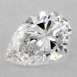 Foto Diamante Natural 0.90 quilates, De pera , Color E, claridad SI2 y certificado GIA de