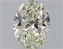 Natural Diamond 1.20 Carats, Oval with  Cut, K Color, VVS2 Clarity and Certified by GIA