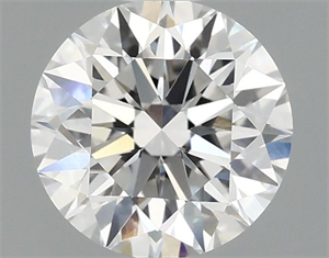 Picture of Lab Grown Diamond 1.05 Carats, Round with Excellent Cut, D Color, VVS2 Clarity and Certified by IGI