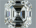 Natural Diamond 1.00 Carats, Asscher with  Cut, I Color, SI1 Clarity and Certified by IGI