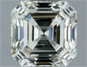 Natural Diamond 1.00 Carats, Asscher with  Cut, I Color, SI1 Clarity and Certified by IGI