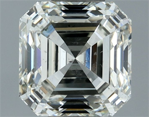 Picture of Natural Diamond 1.00 Carats, Asscher with  Cut, I Color, SI1 Clarity and Certified by IGI