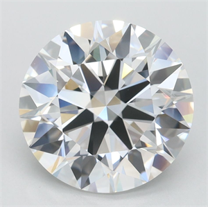 Picture of Lab Grown Diamond 3.02 Carats, Round with Ideal Cut, E Color, VVS1 Clarity and Certified by IGI