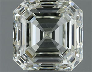 Picture of Natural Diamond 0.91 Carats, Asscher with  Cut, K Color, IF Clarity and Certified by IGI
