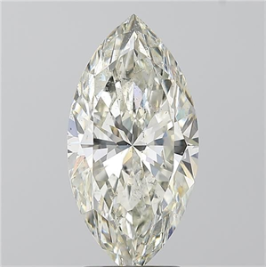 Picture of Natural Diamond 3.17 Carats, Marquise with  Cut, J Color, SI2 Clarity and Certified by GIA