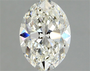 Picture of Natural Diamond 1.02 Carats, Oval with  Cut, H Color, VVS1 Clarity and Certified by GIA
