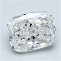 Natural Diamond 3.51 Carats, Cushion with  Cut, F Color, SI1 Clarity and Certified by GIA