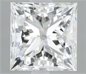 Natural Diamond 0.90 Carats, Princess with  Cut, G Color, VS1 Clarity and Certified by GIA
