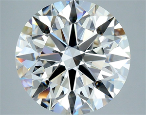 Foto Diamante Natural 3.01 quilates, Redondo , Color G, claridad VS2 y certificado GIA de