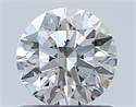 Diamante Natural 0.81 quilates, Redondo , Color F, claridad SI1 y certificado GIA