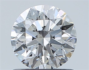 Foto Diamante Natural 0.81 quilates, Redondo , Color F, claridad SI1 y certificado GIA de