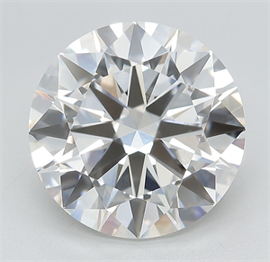 Picture of Lab Grown Diamond 8.00 Carats, Round with Excellent Cut, F Color, VVS2 Clarity and Certified by IGI