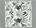 Natural Diamond 0.51 Carats, Princess with  Cut, K Color, IF Clarity and Certified by GIA