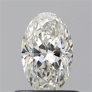 Picture of Natural Diamond 0.51 Carats, Oval with  Cut, H Color, VS2 Clarity and Certified by GIA