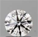 Diamante Natural 0.76 quilates, Redondo , Color I, claridad IF y certificado IGI
