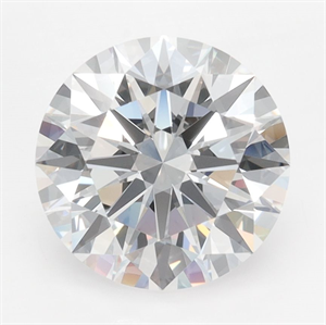 Picture of Lab Grown Diamond 3.02 Carats, Round with Ideal Cut, D Color, VVS1 Clarity and Certified by IGI