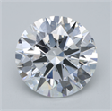 Lab Grown Diamond 8.35 Carats, Round with Ideal Cut, E Color, VVS2 Clarity and Certified by IGI