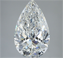 Diamante Natural 3.52 quilates, De pera , Color G, claridad SI1 y certificado GIA