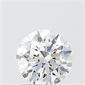Lab Grown Diamond 1.08 Carats, Round with Ideal Cut, E Color, VS1 Clarity and Certified by IGI