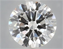 Lab Grown Diamond 1.01 Carats, Round with Excellent Cut, E Color, VVS2 Clarity and Certified by IGI