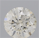 Natural Diamond 0.70 Carats, Round with Excellent Cut, J Color, SI1 Clarity and Certified by IGI