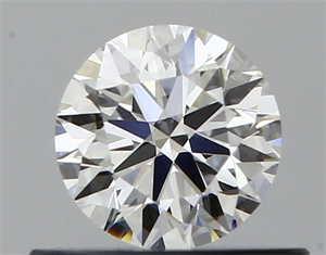 Foto Diamante Natural 0.41 quilates, Redondo , Color G, claridad IF y certificado GIA de