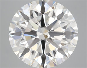Picture of Lab Grown Diamond 8.74 Carats, Round with Ideal Cut, F Color, VS2 Clarity and Certified by IGI