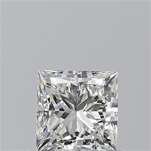Picture of Natural Diamond 0.70 Carats, Princess with  Cut, I Color, VS1 Clarity and Certified by GIA
