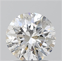 Natural Diamond 1.51 Carats, Round with Excellent Cut, G Color, SI2 Clarity and Certified by HRD