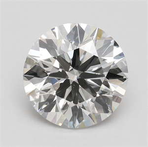 Picture of Lab Grown Diamond 2.46 Carats, Round with Ideal Cut, H Color, VS1 Clarity and Certified by IGI