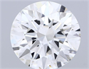 Lab Grown Diamond 6.12 Carats, Round with Ideal Cut, H Color, VS1 Clarity and Certified by IGI