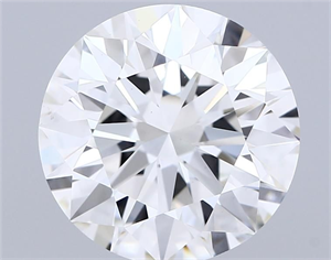 Picture of Lab Grown Diamond 6.12 Carats, Round with Ideal Cut, H Color, VS1 Clarity and Certified by IGI