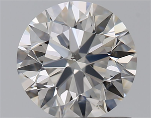 Foto Diamante Natural 0.80 quilates, Redondo , Color F, claridad SI1 y certificado GIA de